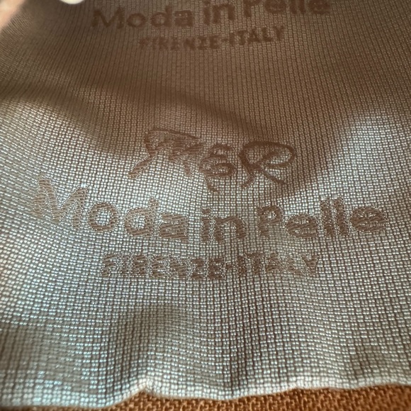 Moda in Pelle Alice blue/Saddle leather Crossbody bag - Picture 4 of 6